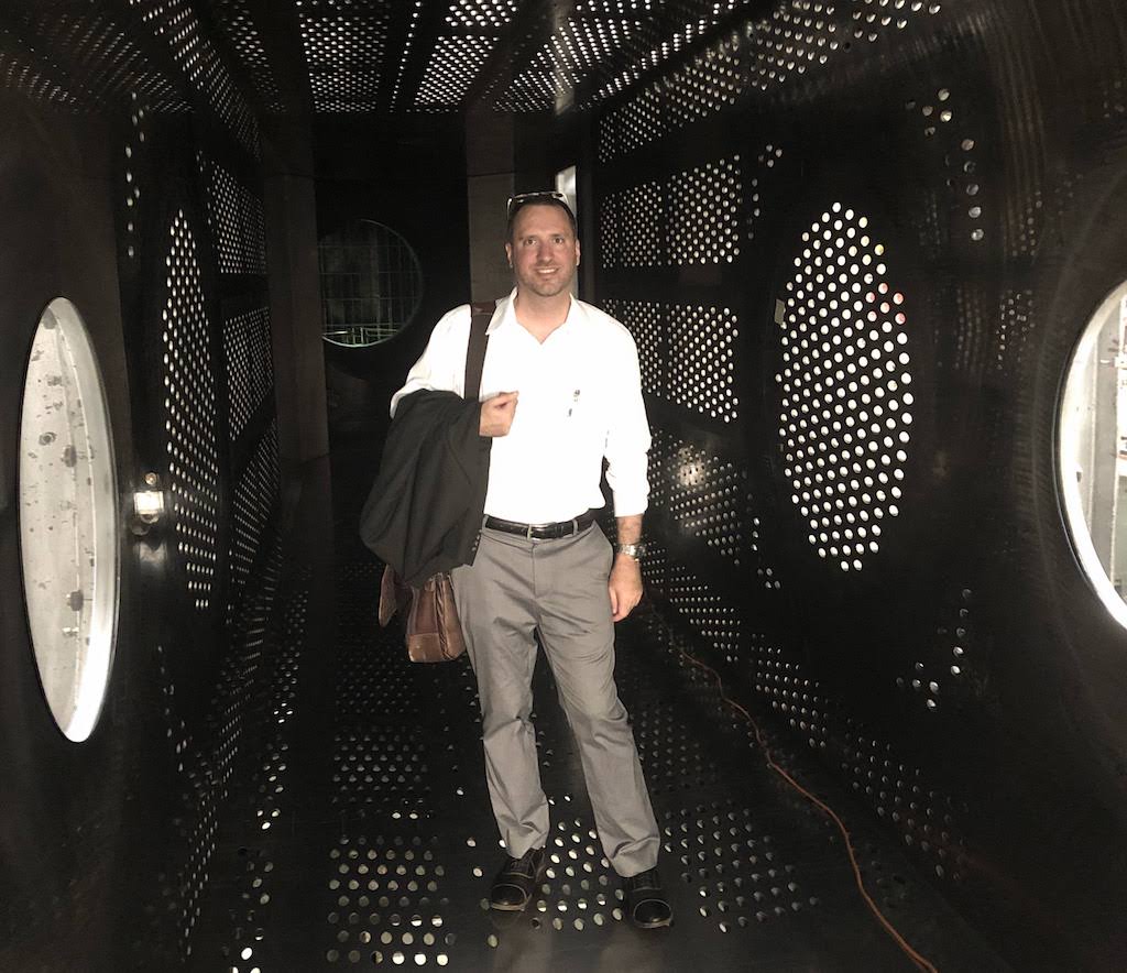 PI (Miller) in the NASA GRC Supersonic Tunnel