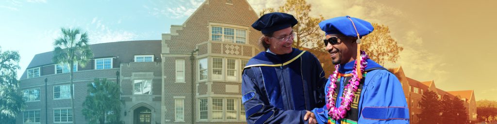 Prof. Mark E. Orazem and PhD graduate Christopher Alexander.