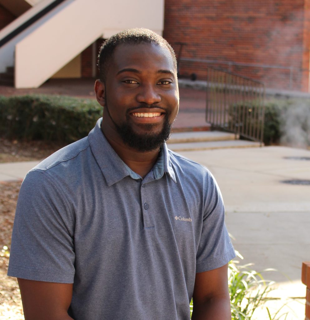photograph of Orazem doctoral graduate student Bernard Biney.