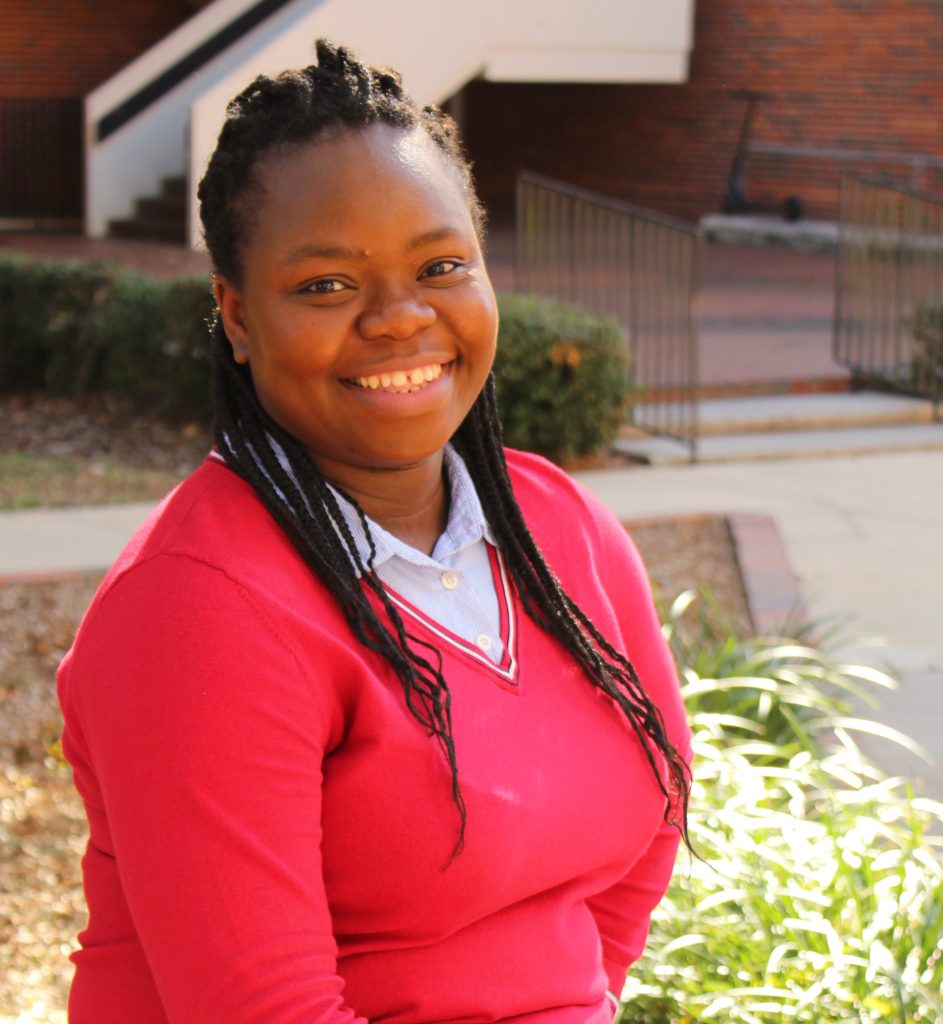 photograph of Orazem doctoral graduate student Cynthia Eluagu.