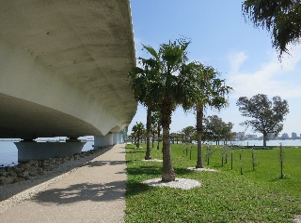 photograph of the Ringling Causeway Bridge in Florida