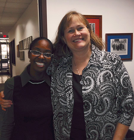 Richelle with Christine