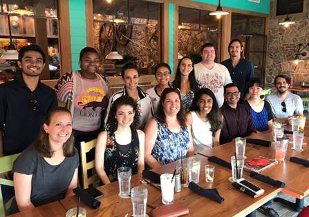 Lab Lunch and Farewell Party for Shar at Bahama Breeze