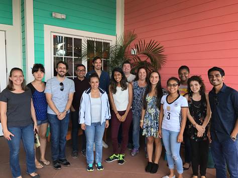Lab Lunch and Farewell Party for Shar at Bahama Breeze