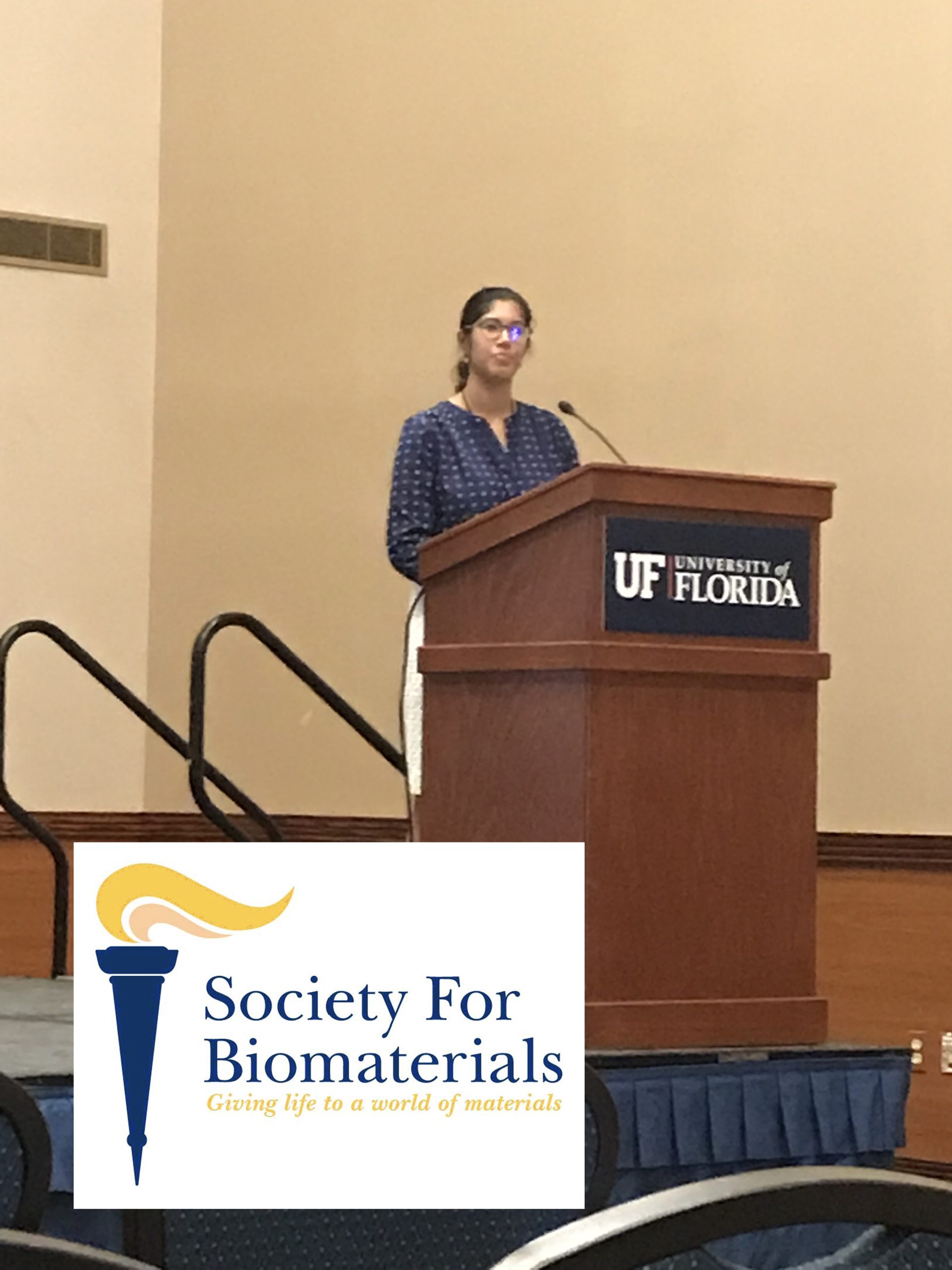 Shree presents at UF Biomaterials Day 2018!